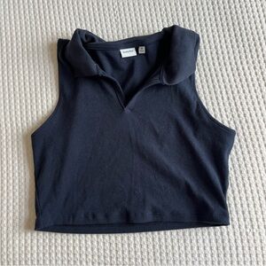 Aritzia’s Sunday Best Women’s Navy Polo Tank